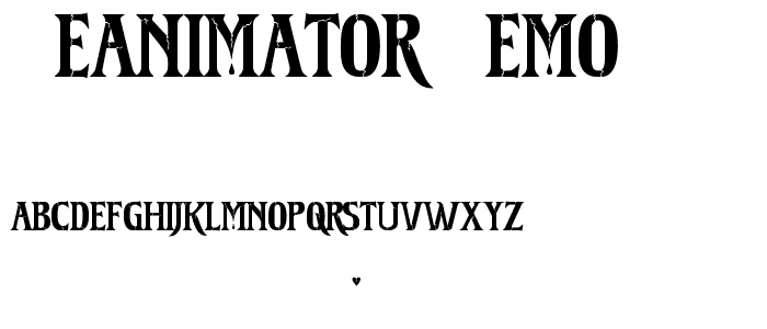 Reanimator DEMO font